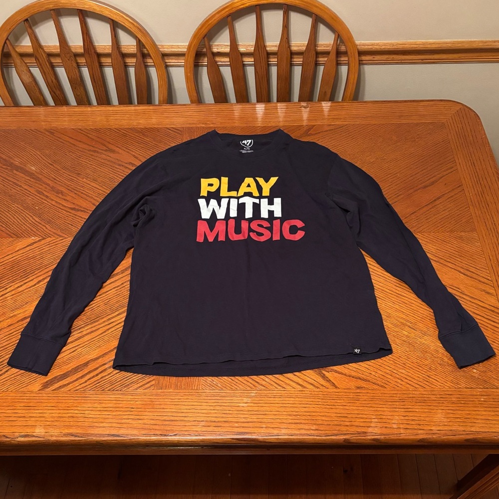 47 Brand Red Bull Music Long Sleeve Shirt
